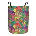 thumbnail image 1 of Uemuo Colorful Dinosaur Pattern Circular Laundry Hamper Basket with handles,Collapsible laundry basket,Large capacity laundry hamper,Laundry Organizer-, 1 of 8