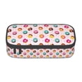 thumbnail image 1 of Uemuo Colorful Donuts Printed Large Pencil Case, Big Capacity Pencil Pouch Stationery Pen Bag, Storage High Capacity Bag Pouch Holder Box Organizer, Marker Pen Case, 1 of 9