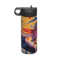 thumbnail image 1 of Uemuo Colorful Gecko Jungle Art Print 18oz Sports Insulated Kettle, Water Bottle, Outdoor Sports Bottle, Insulated Hydration Bottle with Handle & Flip Straw, 1 of 8