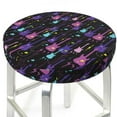 thumbnail image 1 of Uemuo Colorful Guitar Pattern Round Bar Stool Seat Covers Washable Stool Cushion Slipcover Elastic Bar Chair Covers-13 inch, 1 of 7