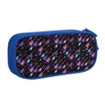 thumbnail image 1 of Uemuo Colorful Guitar Printed Pencil Pen Case, Portable Pencil Pouch with Zipper, Compact Stationery Bag Makeup Bag, Pencil Bag for Home Office, 1 of 9