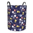 thumbnail image 1 of Uemuo Colorful Jellyfish Pattern Circular Laundry Hamper Basket with handles,Collapsible laundry basket,Large capacity laundry hamper,Laundry Organizer-Medium, 1 of 8