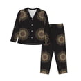 thumbnail image 1 of Uemuo Colorful Mandala Pattern Womens Pajama Sets,PJ Set for Women,Pajamas for Women Logo,Long Sleeve Pajama Set for Women,Soft Long Sleeve Top With Pants-XX-Large, 1 of 9