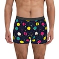 thumbnail image 1 of Uemuo Colorful Ping Pong Rackets Pattern Men's Boxer Briefs,Trunk Anti-Chafing,Comfortable, Durable, and Stylish Underwear-Medium, 1 of 9