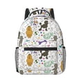 thumbnail image 1 of Uemuo Colorful Poodle Dog Printed Student Durable Water-resistant Backpack,Travel Backpack,Outdoor Activities Backpack, Laptop Backpack, Multi-compartment Backpack, 1 of 5
