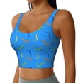 thumbnail image 1 of Uemuo Colorful Snake Pattern Women's Sports Bra - High Impact Support, Breathable, and Comfortable Athletic Bra for Running, Yoga, and Workouts, 1 of 9