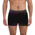 thumbnail image 1 of Uemuo Colorful Sparkling Pattern Men's Boxer Briefs,Trunk Anti-Chafing,Comfortable, Durable, and Stylish Underwear-Medium, 1 of 9
