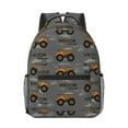 thumbnail image 1 of Uemuo Construction Machines Printed Student Durable Water-resistant Backpack,Travel Backpack,Outdoor Activities Backpack, Laptop Backpack, Multi-compartment Backpack, 1 of 5