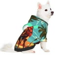 thumbnail image 1 of Uemuo Cool Camel Oasis Vibes for Winter Dog Hoodie Sweatshirts with Pockets Warm Dog Clothes for Small Dogs Chihuahua-X-Large, 1 of 8