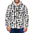 thumbnail image 1 of Uemuo Cool Camera for Men's Fashion Full-zip Hoodies & Sweatshirts with Kangaroo Pocket, Zip-up Hooded Sweatshirt, Moisture Wicking & Breathable-Medium, 1 of 5
