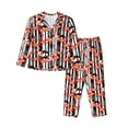 thumbnail image 1 of Uemuo Cool Flamingo Pattern Womens Pajama Sets,PJ Set for Women,Pajamas for Women Logo,Long Sleeve Pajama Set for Women,Soft Long Sleeve Top With Pants-X-Large, 1 of 9