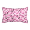thumbnail image 1 of Uemuo Cool Flamingos Print Throw Pillow Case – Cozy & Soft Cushion Cover, Hypoallergenic Pillow Case for Sleeping, Perfect for Women with Envelope Closure-14"x20", 1 of 6
