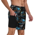 thumbnail image 1 of Uemuo Cool Off-Road Vehicle Pattern Mens Swim Trunks Quick Dry Board Shorts with Mesh Lining, Stretch Beach Shorts Quick Dry No-Chafing Board Shorts-3X-Large, 1 of 9