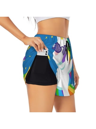 Unicorn workout shorts cheap