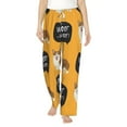 thumbnail image 1 of Uemuo Corgi Pattern Women's Wide Leg Palazzo Lounge Pants with Pockets Light Weight Loose Comfy Casual Pajama Pants-X-Large, 1 of 9