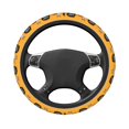 thumbnail image 1 of Uemuo Corgi Printed Car Elastic Steering Wheel Cover - Universal Car Accessory for Diverse Cars Anti-Slip, and Comfortable- 15", 1 of 8