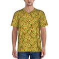 thumbnail image 1 of Uemuo Corn 6 Print Mens Polo Shirts Baseball T-shirt Performance Short Sleeve Golf Shirt Moisture Wicking Athletic Casual Collared T-Shirt-4X-Large, 1 of 7