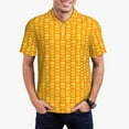 thumbnail image 1 of Uemuo Corn Kernels for Men’s Golf Shirt – Premium Pique Cotton Polo, Soft & Breathable Casual Short Sleeve Shirt, Comfortable Activewear for Sports & Leisure-Medium, 1 of 6