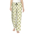 thumbnail image 1 of Uemuo Corn Pattern Women's Wide Leg Palazzo Lounge Pants with Pockets Light Weight Loose Comfy Casual Pajama Pants-, 1 of 9