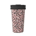 thumbnail image 1 of Uemuo Cow Animal Skin Print Carry Insulated Coffee Mug, Travel Mug with Hidden Handle, Insulated Coffee Flask, Leak-proof Travel Mug Insulated Mug for Office, 1 of 8