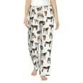 thumbnail image 1 of Uemuo Cow Pattern Women's Wide Leg Palazzo Lounge Pants with Pockets Light Weight Loose Comfy Casual Pajama Pants-Medium, 1 of 9