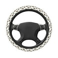 thumbnail image 1 of Uemuo Cow Printed Car Elastic Steering Wheel Cover - Universal Car Accessory for Diverse Cars Anti-Slip, and Comfortable- 15", 1 of 8