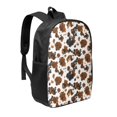 thumbnail image 1 of Uemuo Cow Tie Dye Printed Durable 17-inch Student Backpack - Lightweight, Waterproof, Adjustable Straps, Ideal for School, Work, Travel, 1 of 5
