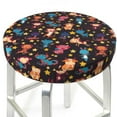 thumbnail image 1 of Uemuo Cute Animals Pattern Round Bar Stool Seat Covers Washable Stool Cushion Slipcover Elastic Bar Chair Covers-, 1 of 7