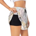 thumbnail image 1 of Uemuo Cute Animals Pattern Women's Athletic Shorts High Waisted Running Shorts with Liner Pockets Gym Elastic Workout Shorts-Medium, 1 of 9