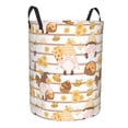 thumbnail image 1 of Uemuo Cute Bee Gnome Pattern Circular Laundry Hamper Basket with handles,Collapsible laundry basket,Large capacity laundry hamper,Laundry Organizer-Medium, 1 of 8