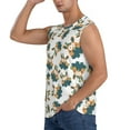 thumbnail image 1 of Uemuo Cute Bunny Pattern Men's Sleeveless T-Shirt,Muscle Athletic Tank Top, Moisture-wicking Quick-dry Breathable Classic Tee Top for Gym Run Outdoor Sports-3X-Large, 1 of 8