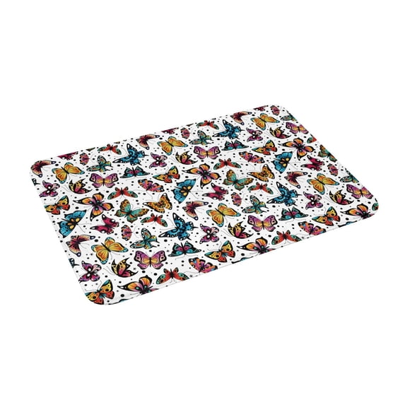 Uemuo Cute Butterfly Printed Door Mat Indoor Doormat 16"x24",Front Back Door Mats Non Slip Entrance Rugs,Inside Doormats for Entryway