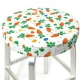 thumbnail image 1 of Uemuo Cute Carrot Pattern Round Bar Stool Seat Covers Washable Stool Cushion Slipcover Elastic Bar Chair Covers-13 inch, 1 of 7