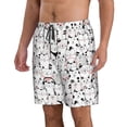 thumbnail image 1 of Uemuo Cute Cat Pattern Men's Swim Trunks Hawaiian Beach Bathing Suit Swimsuits Beach Quick-Dry Shorts with Pockets-Medium, 1 of 9