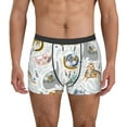 thumbnail image 1 of Uemuo Cute Colorful Animal Pattern Men's Boxer Briefs,Trunk Anti-Chafing,Comfortable, Durable, and Stylish Underwear-Large, 1 of 9