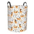 thumbnail image 1 of Uemuo Cute Dog Pattern Circular Laundry Hamper Basket with handles,Collapsible laundry basket,Large capacity laundry hamper,Laundry Organizer-Medium, 1 of 8