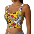 thumbnail image 1 of Uemuo Cute Dog Pattern Women's Sports Bra - High Impact Support, Breathable, and Comfortable Athletic Bra for Running, Yoga, and Workouts, 1 of 9