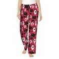 thumbnail image 1 of Uemuo Cute Dog Pattern Women's Wide Leg Palazzo Lounge Pants with Pockets Light Weight Loose Comfy Casual Pajama Pants-X-Large, 1 of 9