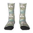 thumbnail image 1 of Uemuo Cute Farm Birds Pattern Women's Crew Socks, Soft Durable Breathable Moisture-Wicking with Odor Control Cotton socks, 1 of 9