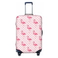 thumbnail image 1 of Uemuo Cute Flamingo with Heart Printed Washable Luggage Cover - Fashion Suitcase Protector Fits 18-32 Inch Luggage -X-Large, 1 of 9
