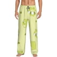thumbnail image 1 of Uemuo Cute Frog3 Pattern Men's Wide Leg Palazzo Lounge Pants with Pockets Light Weight Loose Comfy Casual Pajama Pants-Medium, 1 of 9