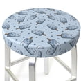 thumbnail image 1 of Uemuo Cute Ice Cream Pattern Round Bar Stool Seat Covers Washable Stool Cushion Slipcover Elastic Bar Chair Covers-, 1 of 7
