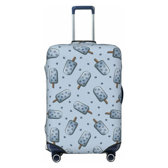 Uemuo Cute Ice Cream Printed Washable Luggage Cover - Fashion Suitcase Protector Fits 18-32 Inch Luggage -Large