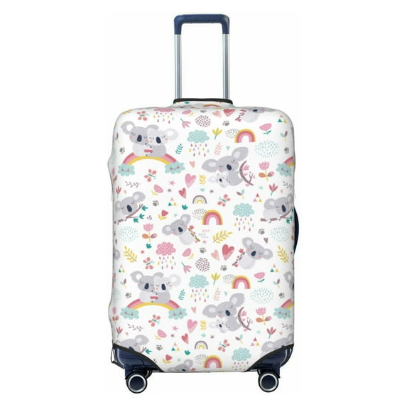 Uemuo Cute Koala Printed Washable Luggage Cover - Fashion Suitcase Protector Fits 18-32 Inch Luggage -Medium