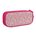 thumbnail image 1 of Uemuo Cute Love Printed Pencil Pen Case, Portable Pencil Pouch with Zipper, Compact Stationery Bag Makeup Bag, Pencil Bag for Home Office, 1 of 9