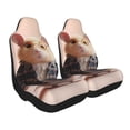 thumbnail image 1 of Uemuo Cute Mouse In Glasses Pattern Car Seat Covers for Front Seats Waterproof Seat Covers for Cars, Universal Auto Front Seats Protector Fits for Car-, 1 of 6