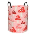 thumbnail image 1 of Uemuo Cute Mushroom1 Pattern Circular Laundry Hamper Basket with handles,Collapsible laundry basket,Large capacity laundry hamper,Laundry Organizer-Medium, 1 of 8