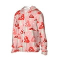 thumbnail image 1 of Uemuo Cute Mushroom1 Pattern Women's Full Zip UPF 50+ Sun Protection Hoodie Jacket Long Sleeve Sun Shirt Hiking Outdoor Performance with Pockets-XX-Large, 1 of 9