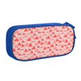 thumbnail image 1 of Uemuo Cute Mushroom1 Printed Pencil Pen Case, Portable Pencil Pouch with Zipper, Compact Stationery Bag Makeup Bag, Pencil Bag for Home Office, 1 of 9