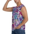 thumbnail image 1 of Uemuo Cute Nautical Pattern Men's Sleeveless T-Shirt,Muscle Athletic Tank Top, Moisture-wicking Quick-dry Breathable Classic Tee Top for Gym Run Outdoor Sports-XX-Large, 1 of 8